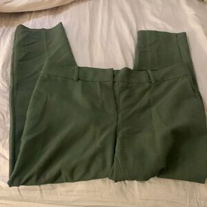 Ann Taylor olive green pants size 6
